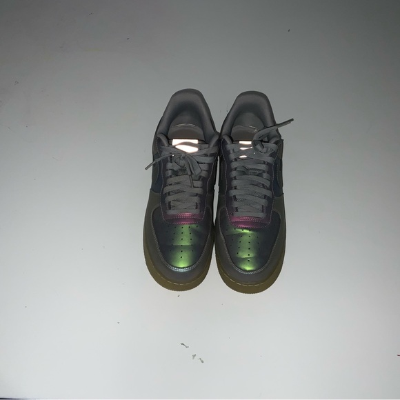 Nike Gray and Blue Athletic Shoes - Picture 2 of 5